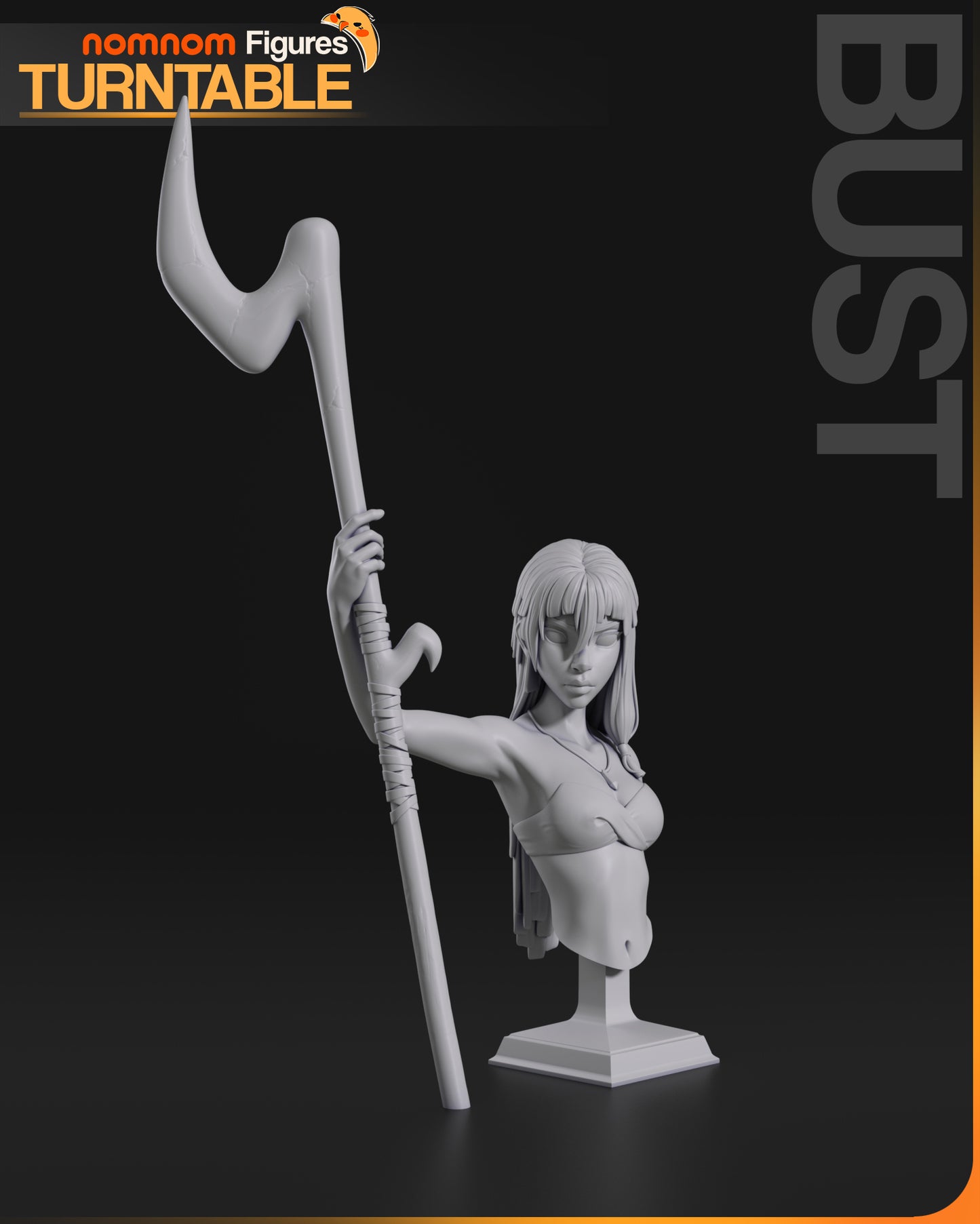 Daugther of Atlantis | Resin Garage Kit Figure Fan Art | Nomnom Figures