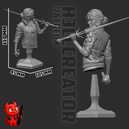 1:10 Cyber Rebel Swallow | Resin Garage Kit Figure Game Fan Art | h3LL creator