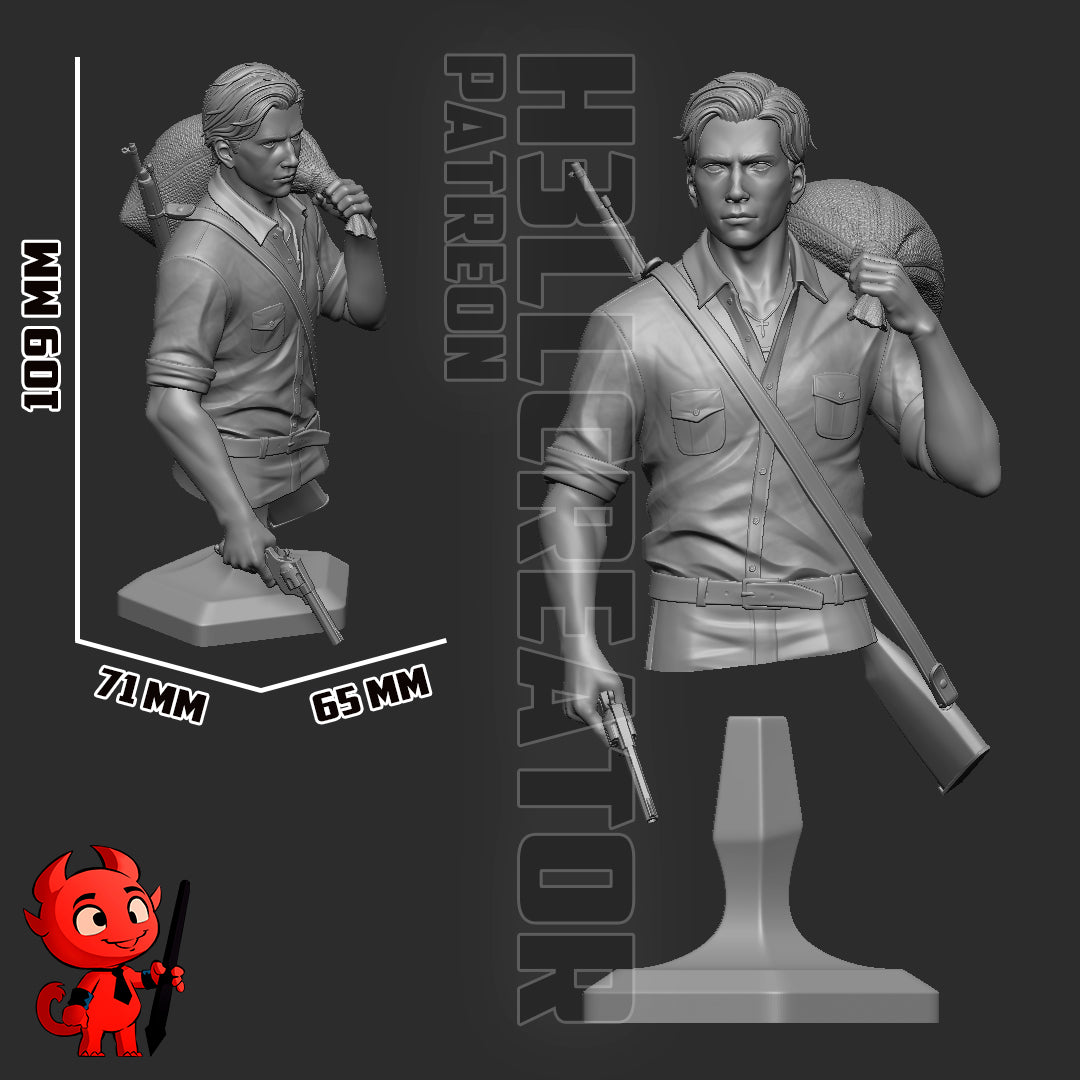 1:12 Sicilian Son | Resin Garage Kit Figure Game Fan Art | h3LL creator