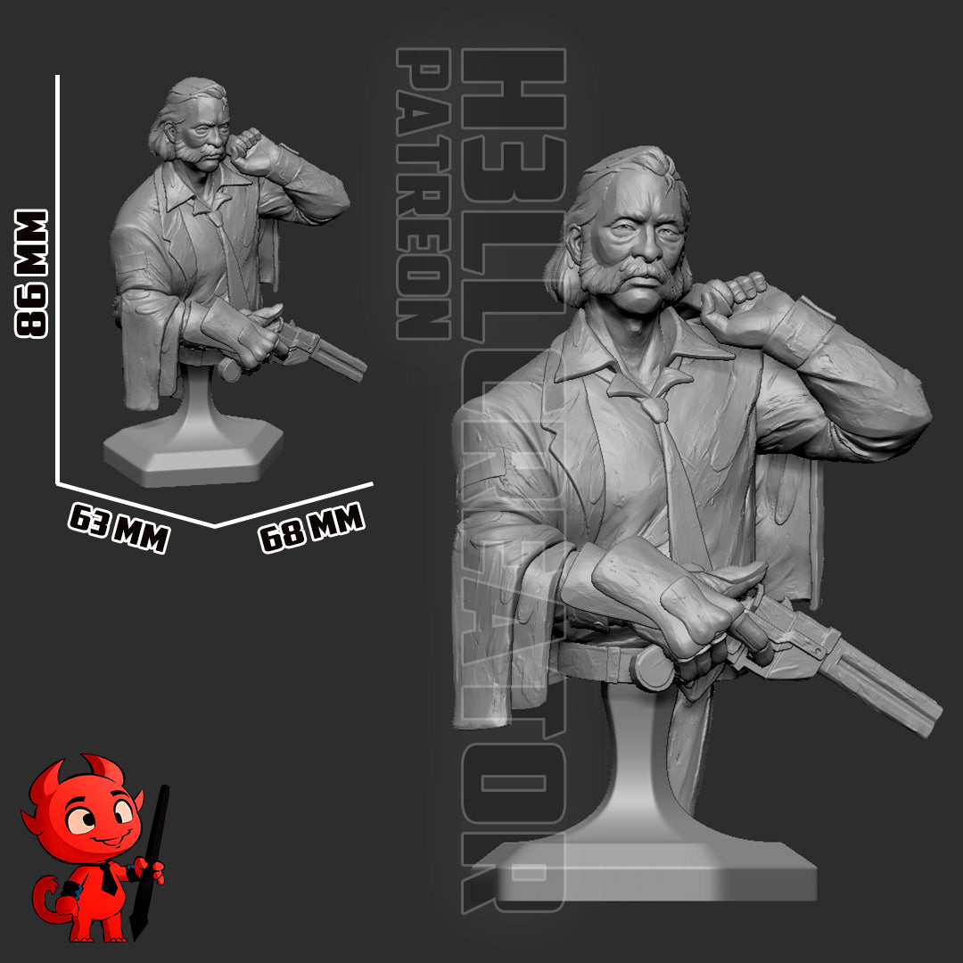 1:12 Goodest Of Good Cops | Resin Garage Kit Figure Game Fan Art | h3LL creator