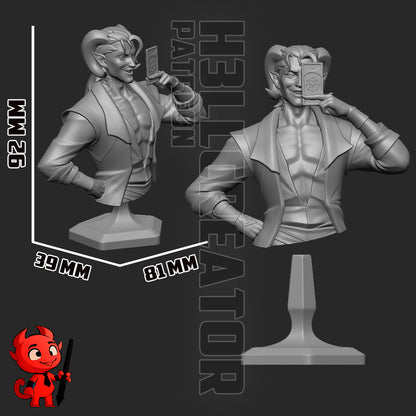 Charming Circus Tarot Reader | Resin Garage Kit Figure Game Fan Art | h3LL creator