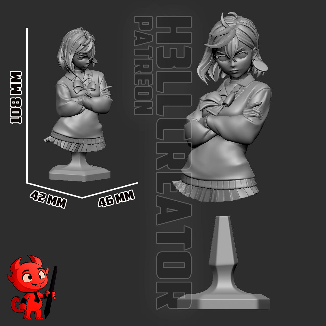 1:12 Telekinetic Girl | Resin Garage Kit Figure Game Fan Art | h3LL creator