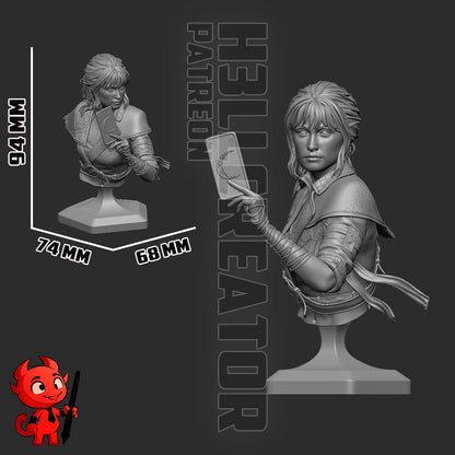 1:12 Keeper of the Thirty-Third | Resin Garage Kit Figure Game Fan Art | h3LL creator