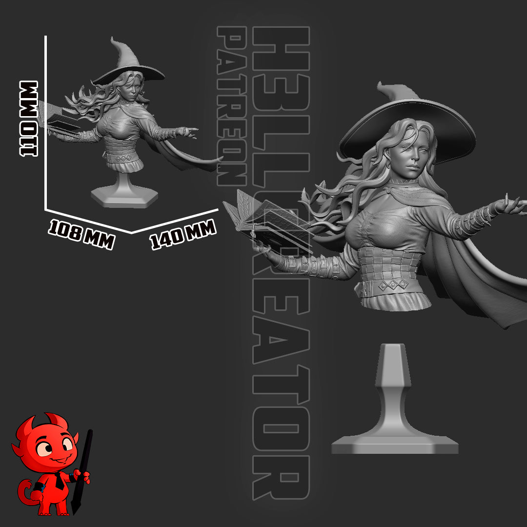 1:12 Mistress of Grand Arcana | Resin Garage Kit Figure Game Fan Art | h3LL creator