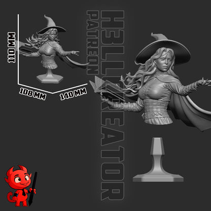 1:12 Mistress of Grand Arcana | Resin Garage Kit Figure Game Fan Art | h3LL creator