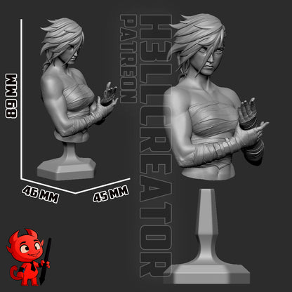 1:12 Arena Fighter | Resin Garage Kit Figure Game Fan Art | h3LL creator