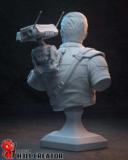 1:12 Galactic Survivor | Resin Garage Kit Figure Game Fan Art | h3LL creator