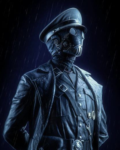 1:12 Masked Military Enforcer | 3D Printed Resin Garage Kit Figure | CA 3D Studios - Tattles Told 3D