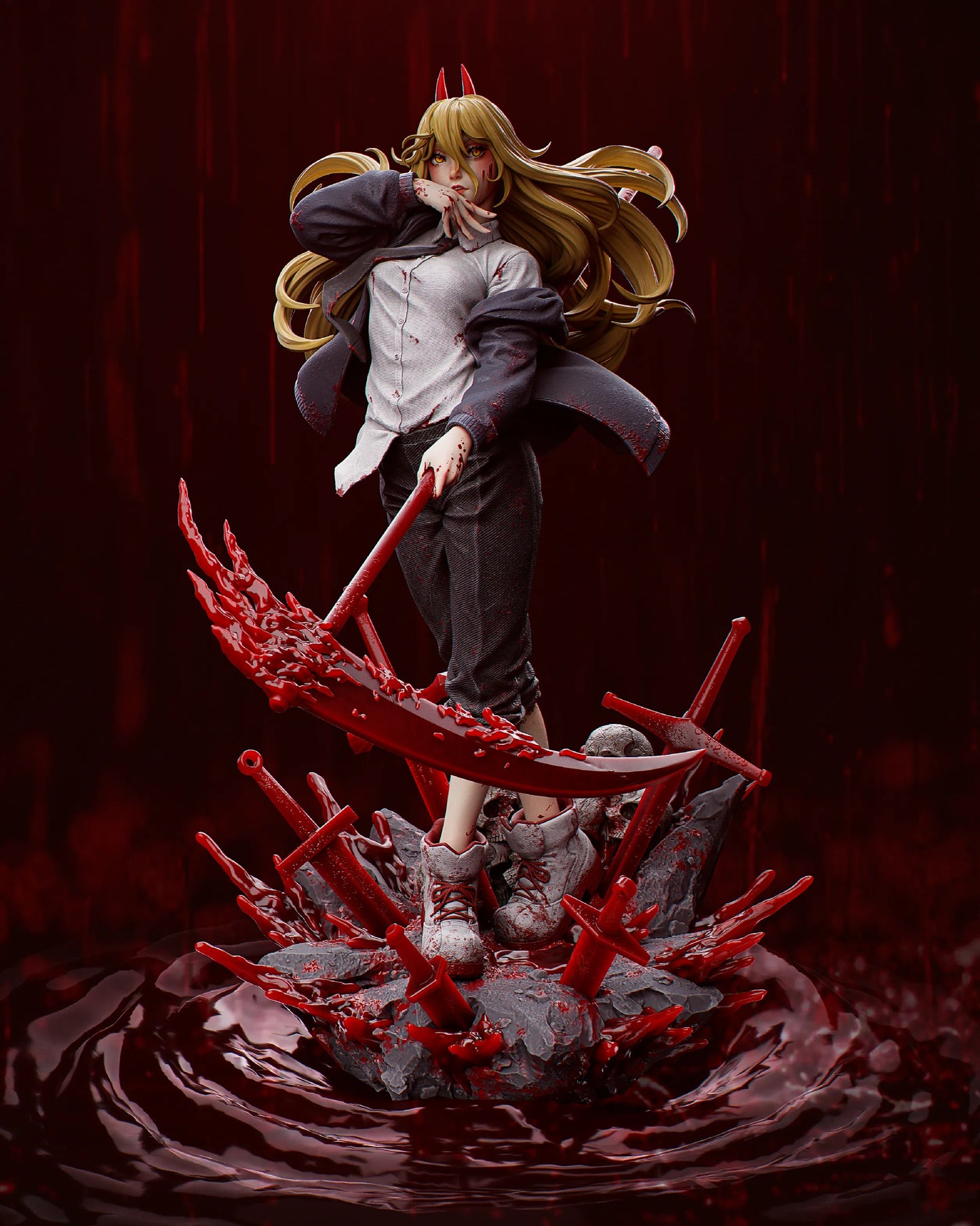 1:12 Chaotic Blood Fiend | 3D Printed Resin Garage Kit Figure | CA 3D Studios