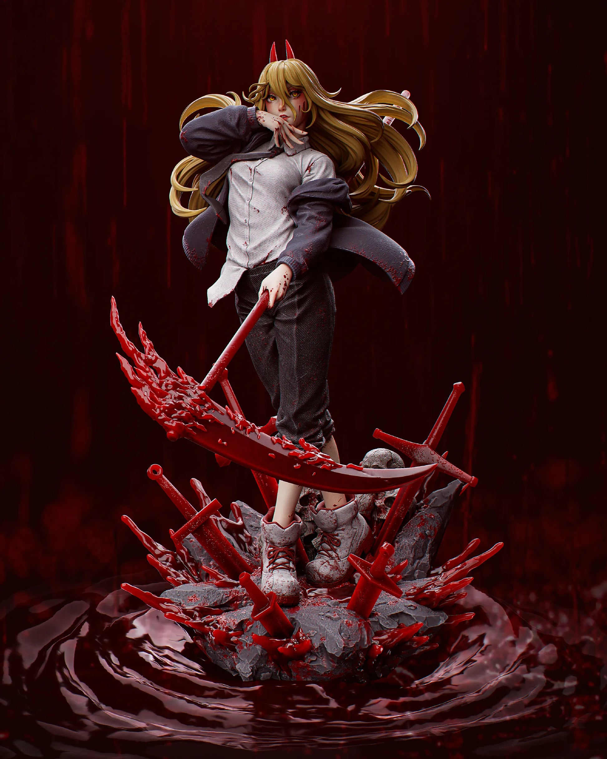 1:12 Chaotic Blood Fiend | 3D Printed Resin Garage Kit Figure | CA 3D Studios