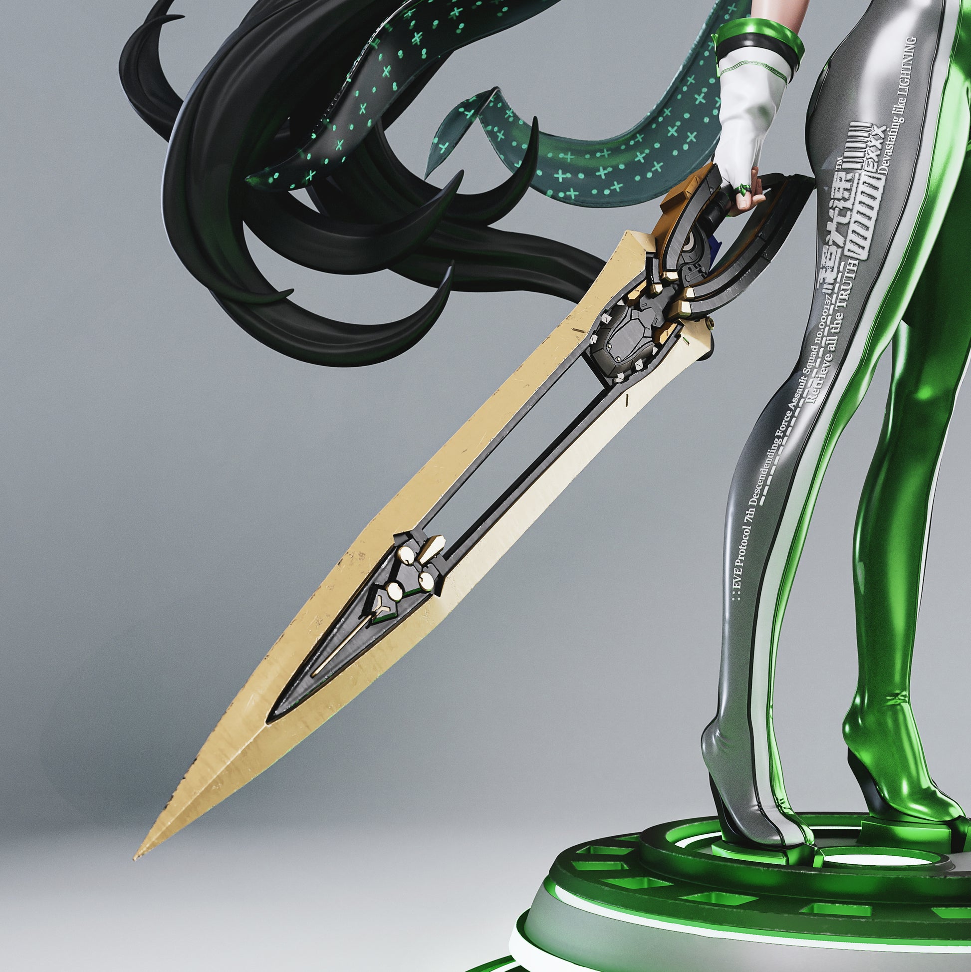 1:12 Synthetic Warrior | 3D Printed Resin Garage Kit Figure | CA 3D Studios