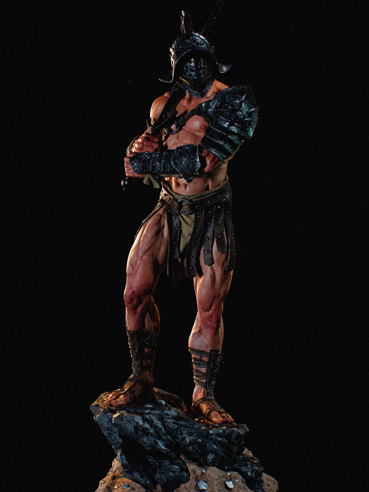 1:12 Gladiator | 3D Print Resin Garage Kit Figure | CA 3D Studios