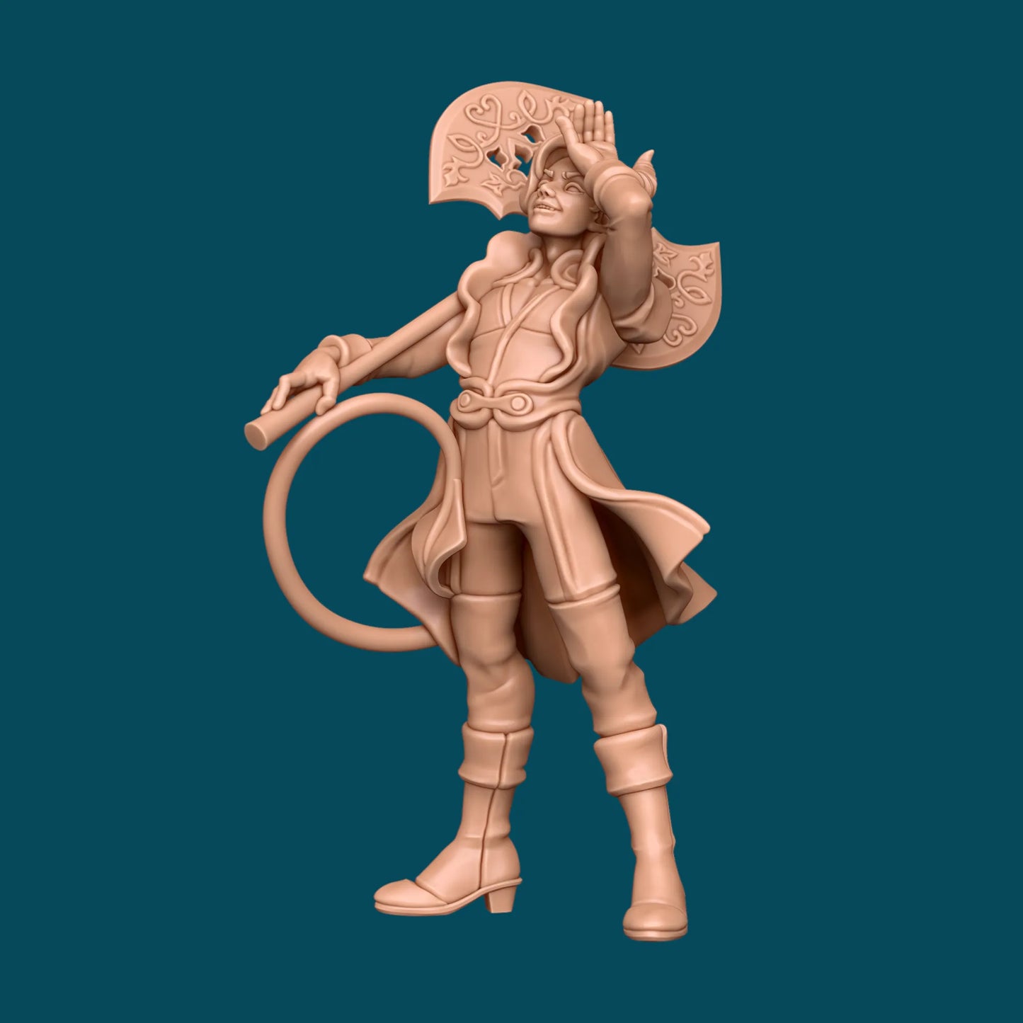 Cassian, a Theatrical Barbarian | TTRPG D&D Miniature | Awkward Penguin Minis