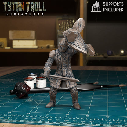 CoS Castle Soldiers | D&D TTRPG Mini | TytanTroll Miniatures