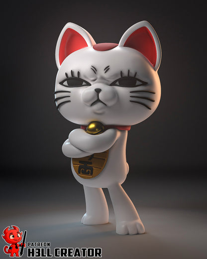 1:12 Turbo Neko | Resin Garage Kit Figure Game Fan Art | h3LL creator