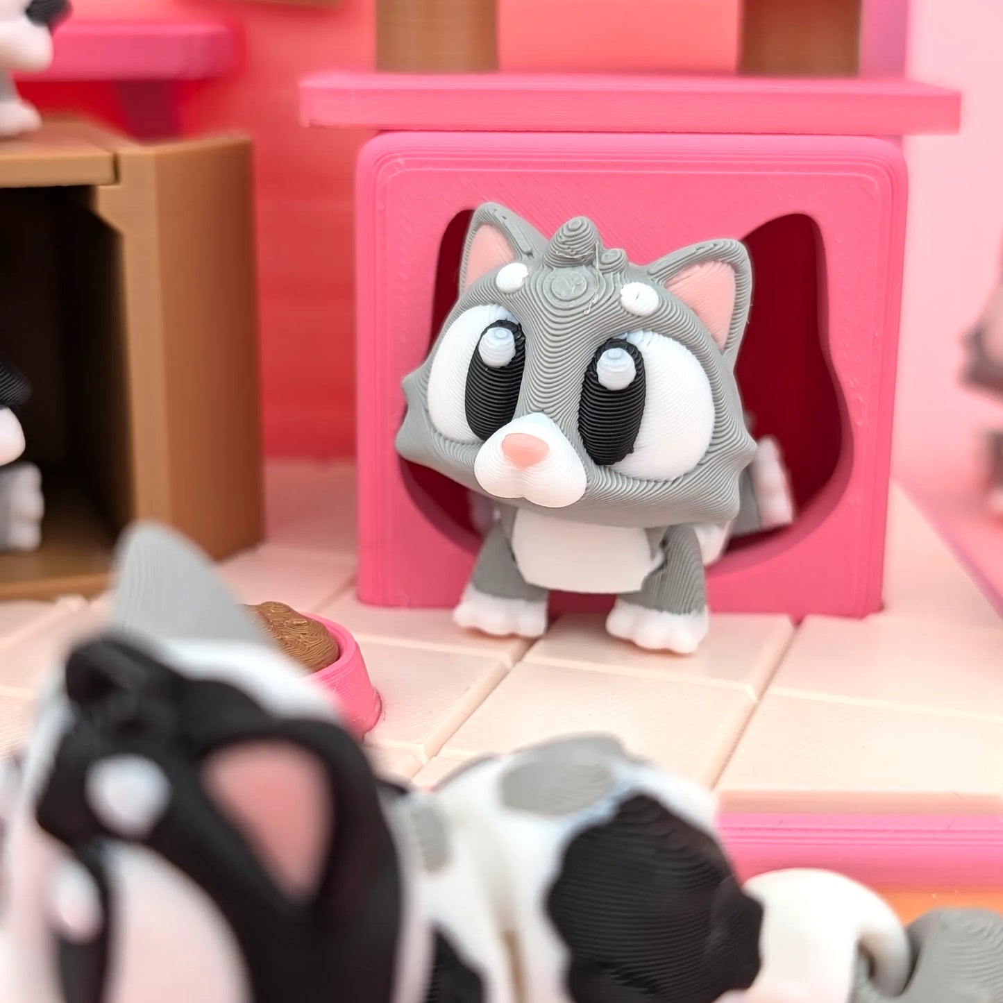 Flexi Cats Playset | 3DGOB - Tattles Told 3D