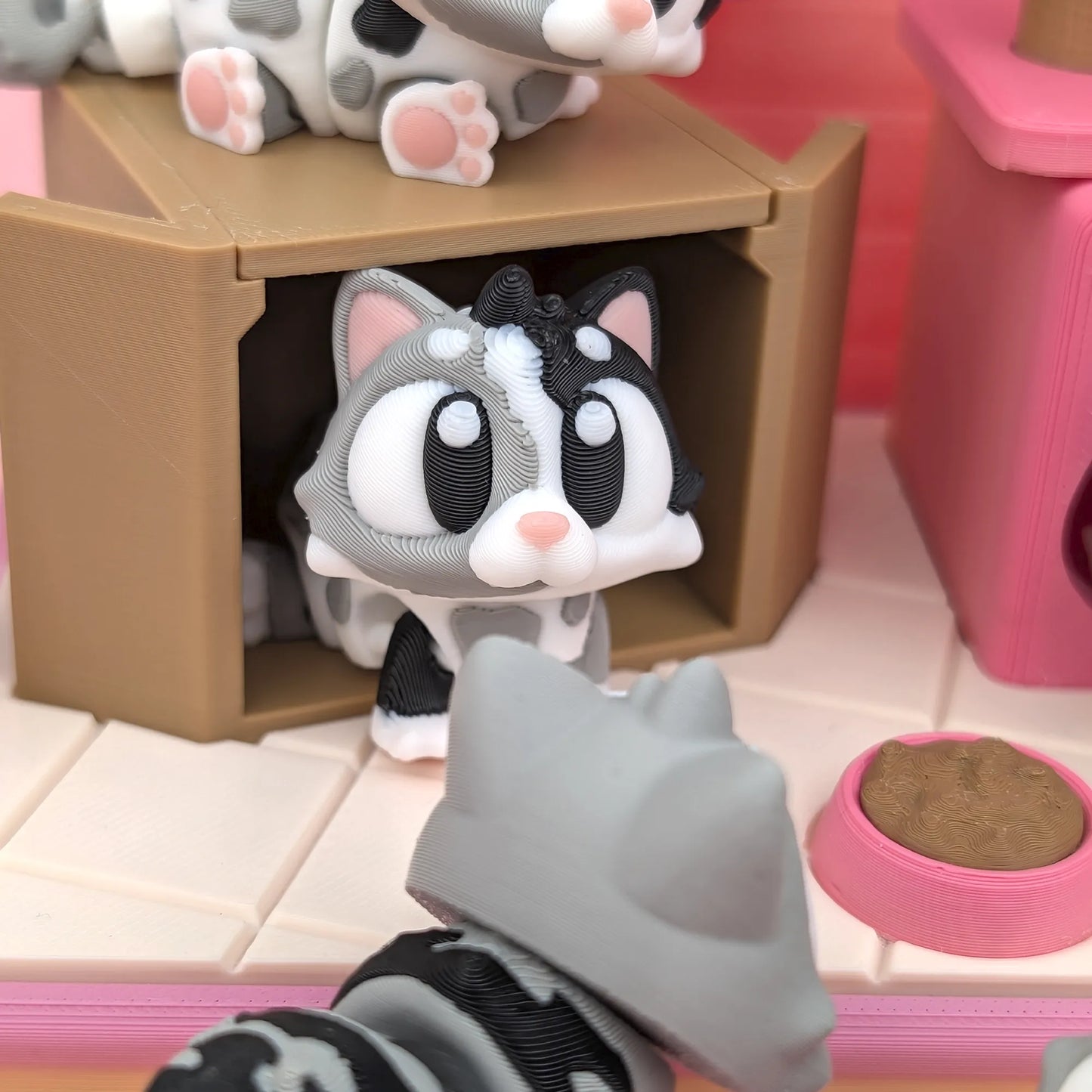 Flexi Cats Playset | 3DGOB - Tattles Told 3D