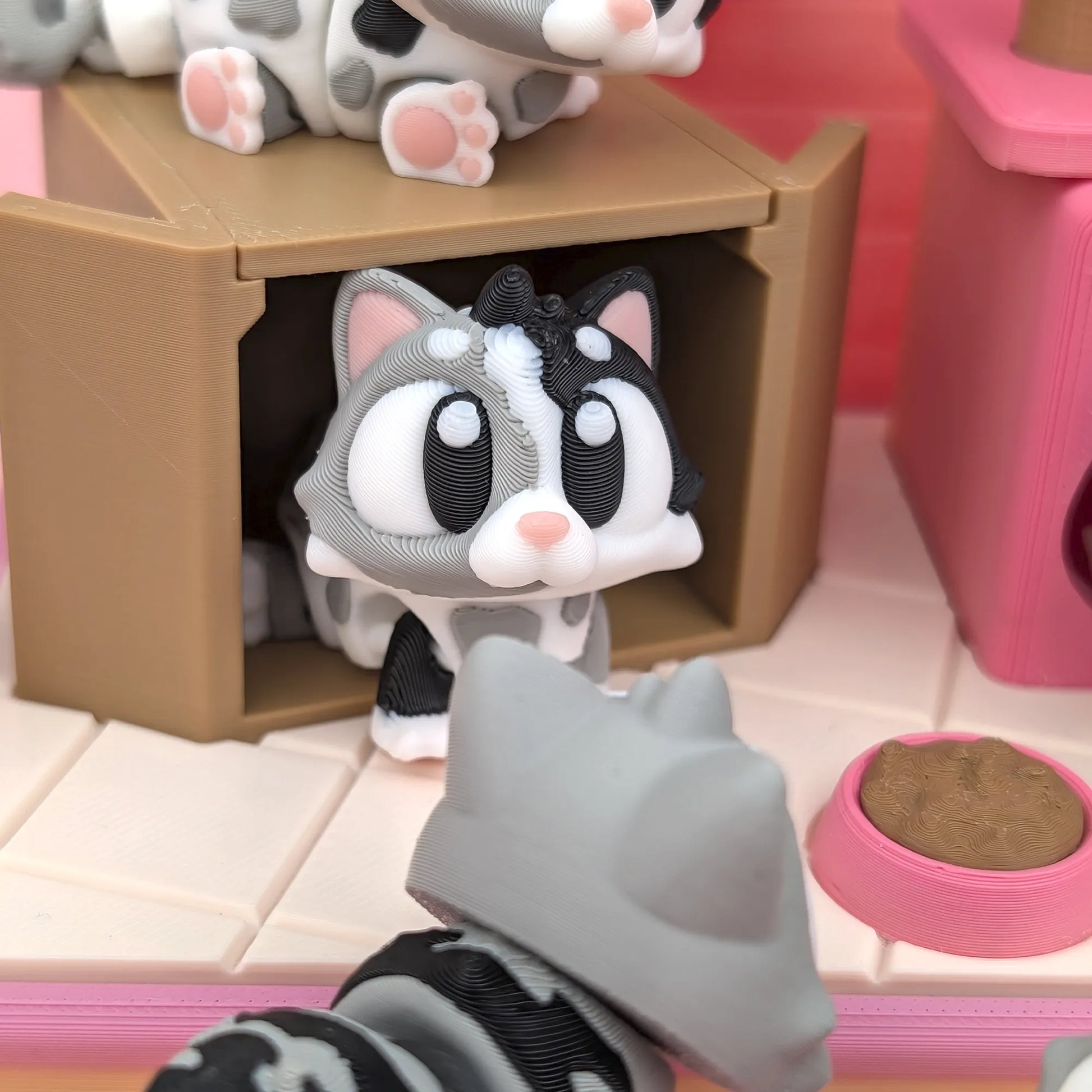 Flexi Cats Playset | 3DGOB - Tattles Told 3D