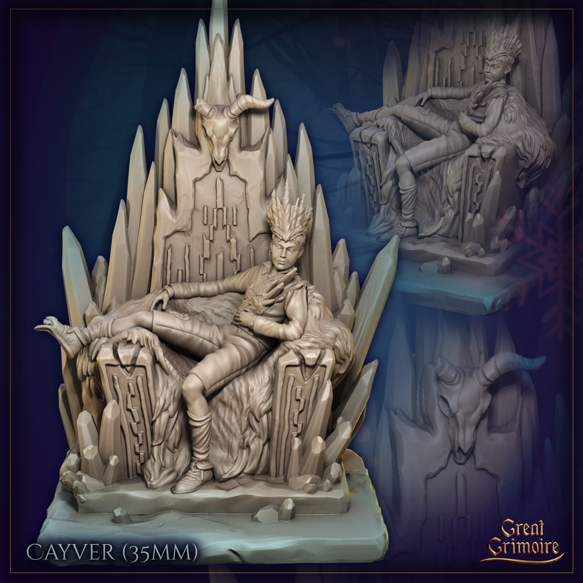 The Glacial Curse | Tabletop Gaming Miniatures Collection | Great Grimoire