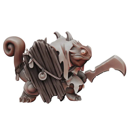 Chameleon Lizardfolk Collection | D&D TTRPG Miniature | Manuel Boria