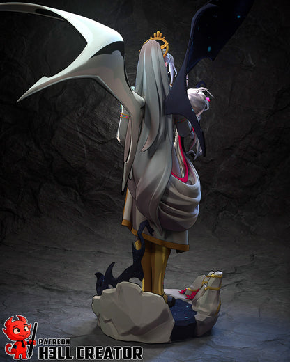 Resin garage kit figure of Chaos, The Infinite Void by Tattles Told 3D, showcasing detailed sculpt and dark, abstract design.