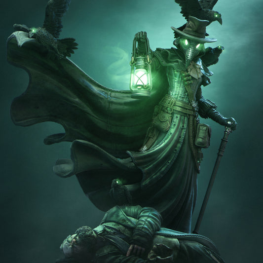 Plague Doctor | Garage Resin Kit Statue | D&D TTRPG Fantasy | Nerikson