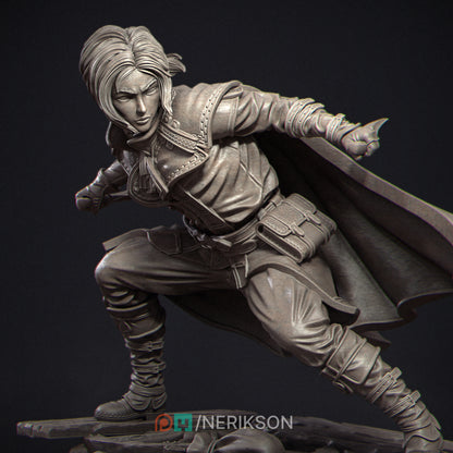 Halfling Rogue 2025 Update | Tabletop and Display Figure | D&D TTRPG Fantasy Model | Nerikson