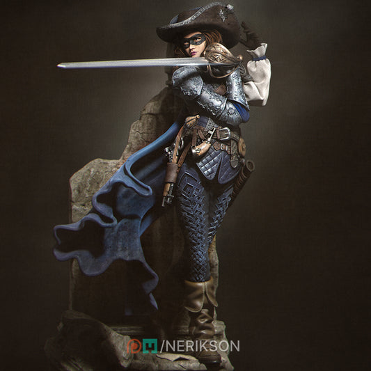 Camilla The Duelist | Garage Resin Kit Statue | D&D TTRPG Fantasy | Nerikson