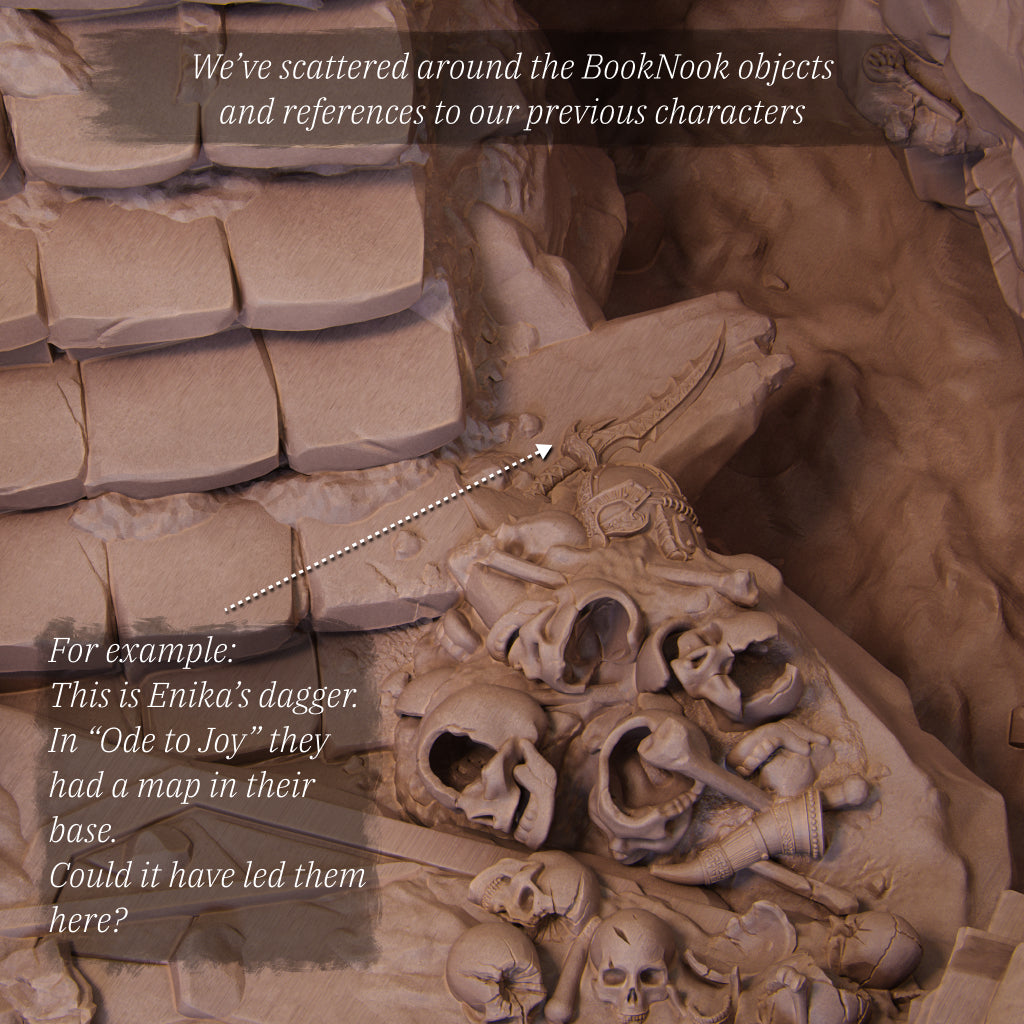 Book Nook - The Shattered King Fantasy Scene | Nerikson