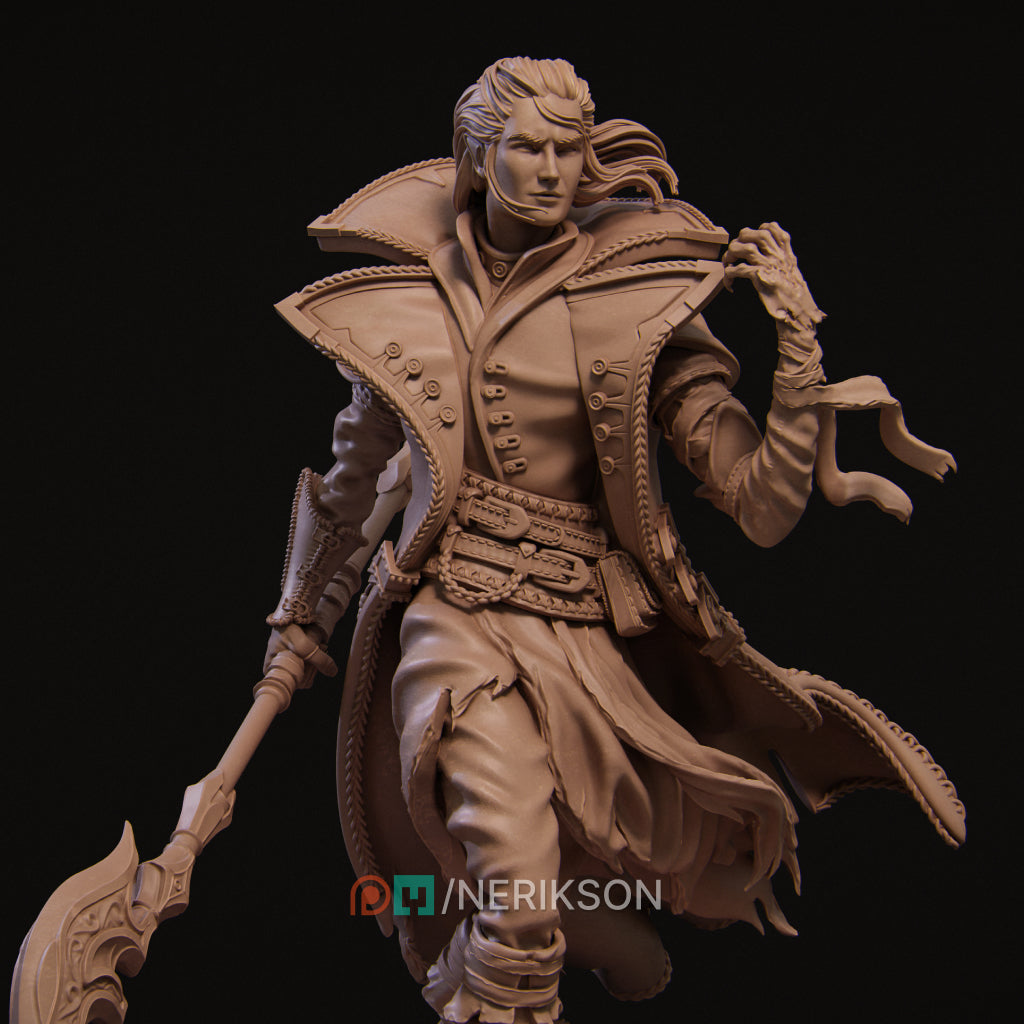 Dhampir Vampire Elf Warlock 2025 Update | Tabletop and Display Scale | D&D TTRPG Fantasy Miniature | Nerikson