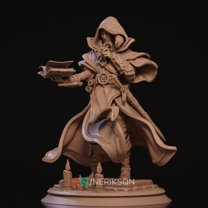 Elf Priest | Tabletop and Display Scales | D&D TTRPG Fantasy Miniature | Nerikson