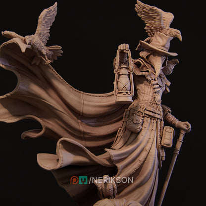 Plague Doctor | Garage Resin Kit Statue | D&D TTRPG Fantasy | Nerikson