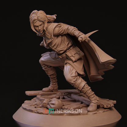 Halfling Rogue 2025 Update | Tabletop and Display Figure | D&D TTRPG Fantasy Model | Nerikson