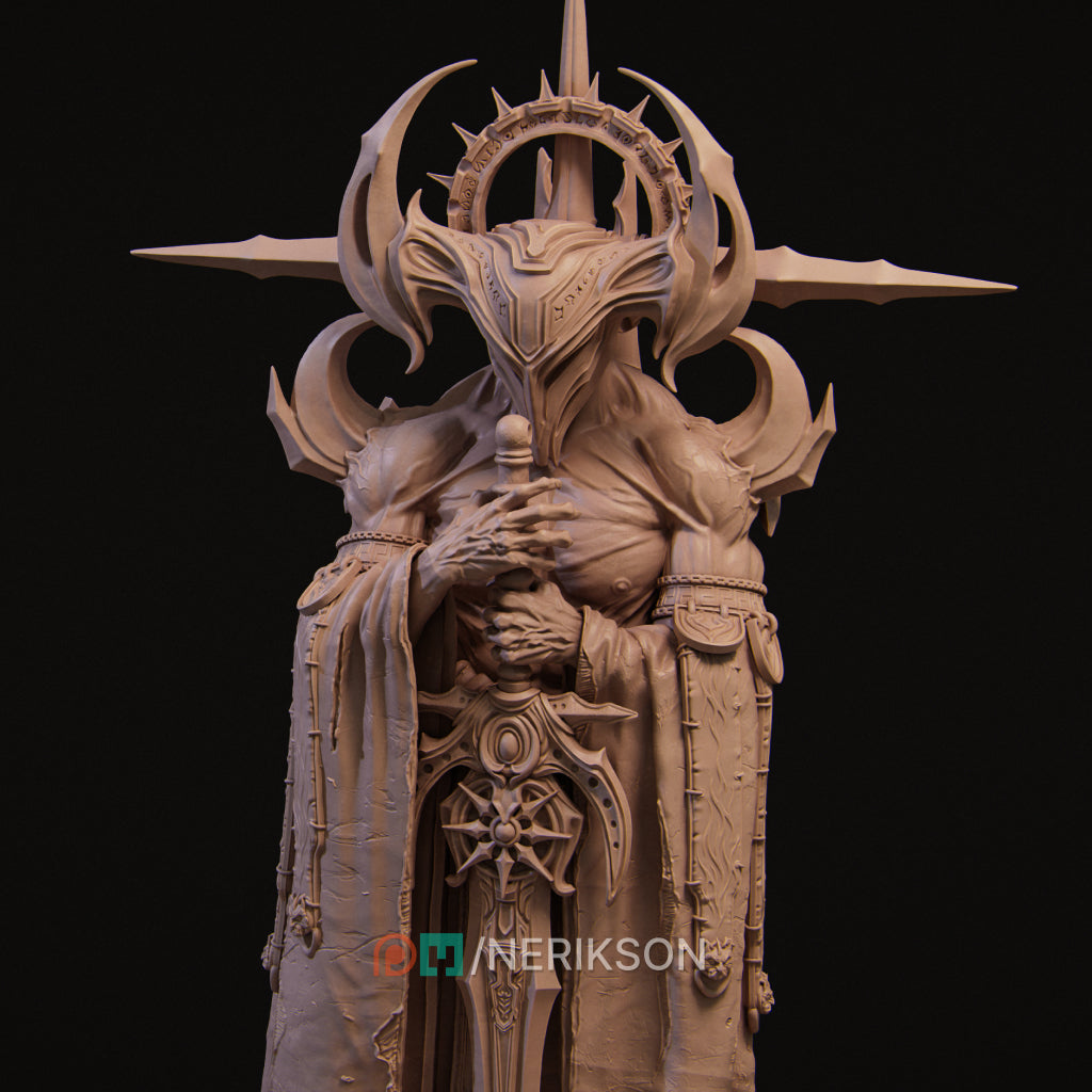 Dark Ending, Queen and Executioner | Garage Resin Kit Statue | D&D TTRPG Fantasy | Nerikson