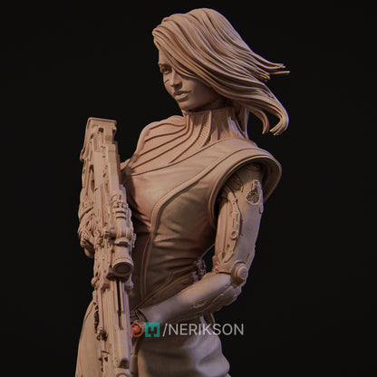 Aryn The Sniper Assassin | Garage Resin Kit Statue | D&D TTRPG Fantasy | Nerikson