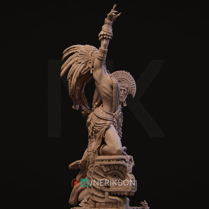 Necalin The Priestess of Death | Garage Resin Kit Statue | D&D TTRPG Fantasy | Nerikson