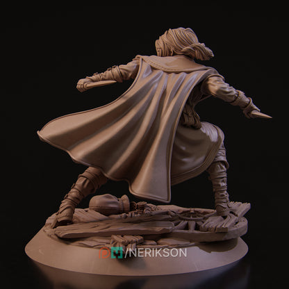 Halfling Rogue 2025 Update | Tabletop and Display Figure | D&D TTRPG Fantasy Model | Nerikson