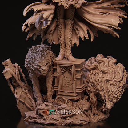 Camelia The Dark Summoner | Garage Resin Kit Statue | D&D TTRPG Fantasy | Nerikson