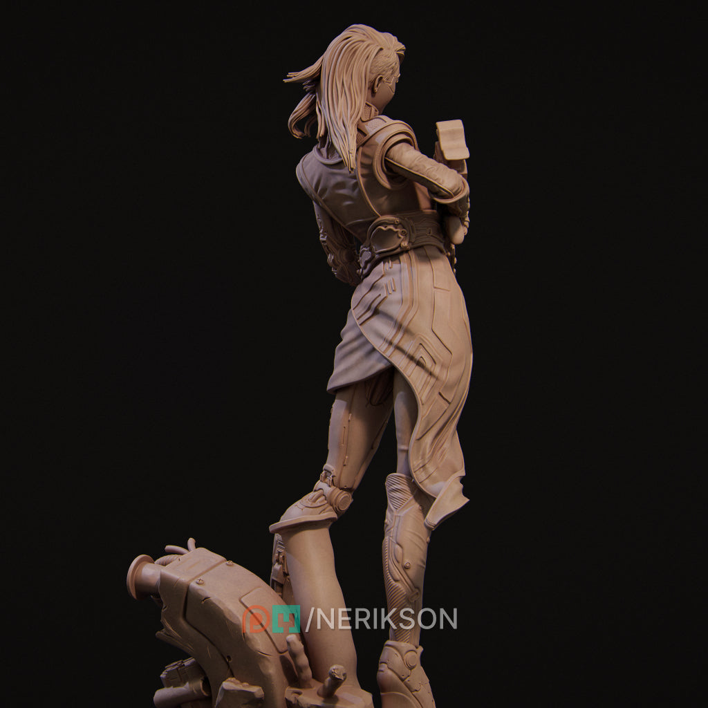 Aryn The Sniper Assassin | Garage Resin Kit Statue | D&D TTRPG Fantasy | Nerikson