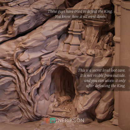 Book Nook - The Shattered King Fantasy Scene | Nerikson