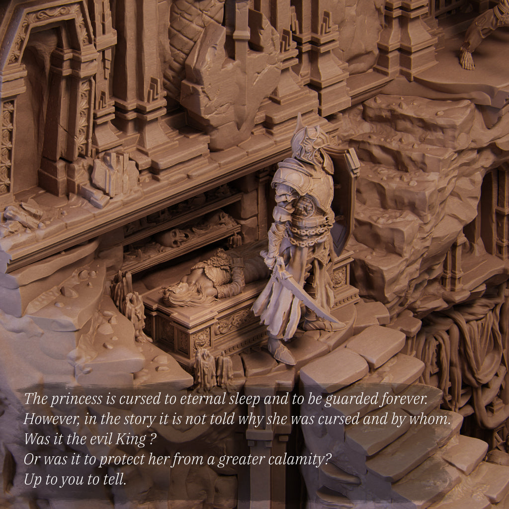 Book Nook - The Shattered King Fantasy Scene | Nerikson