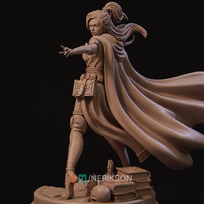 Elf Mage 2025 Update | Tabletop and Display Scales | D&D TTRPG Fantasy Miniature | Nerikson