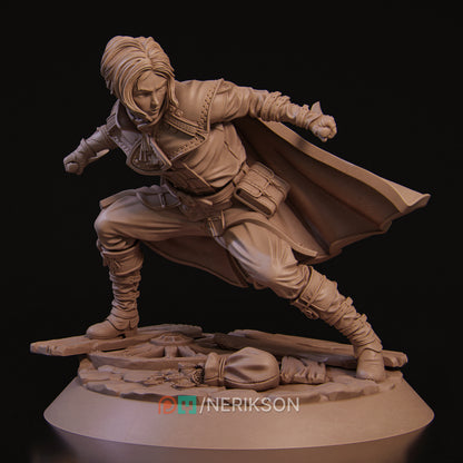 Halfling Rogue 2025 Update | Tabletop and Display Figure | D&D TTRPG Fantasy Model | Nerikson
