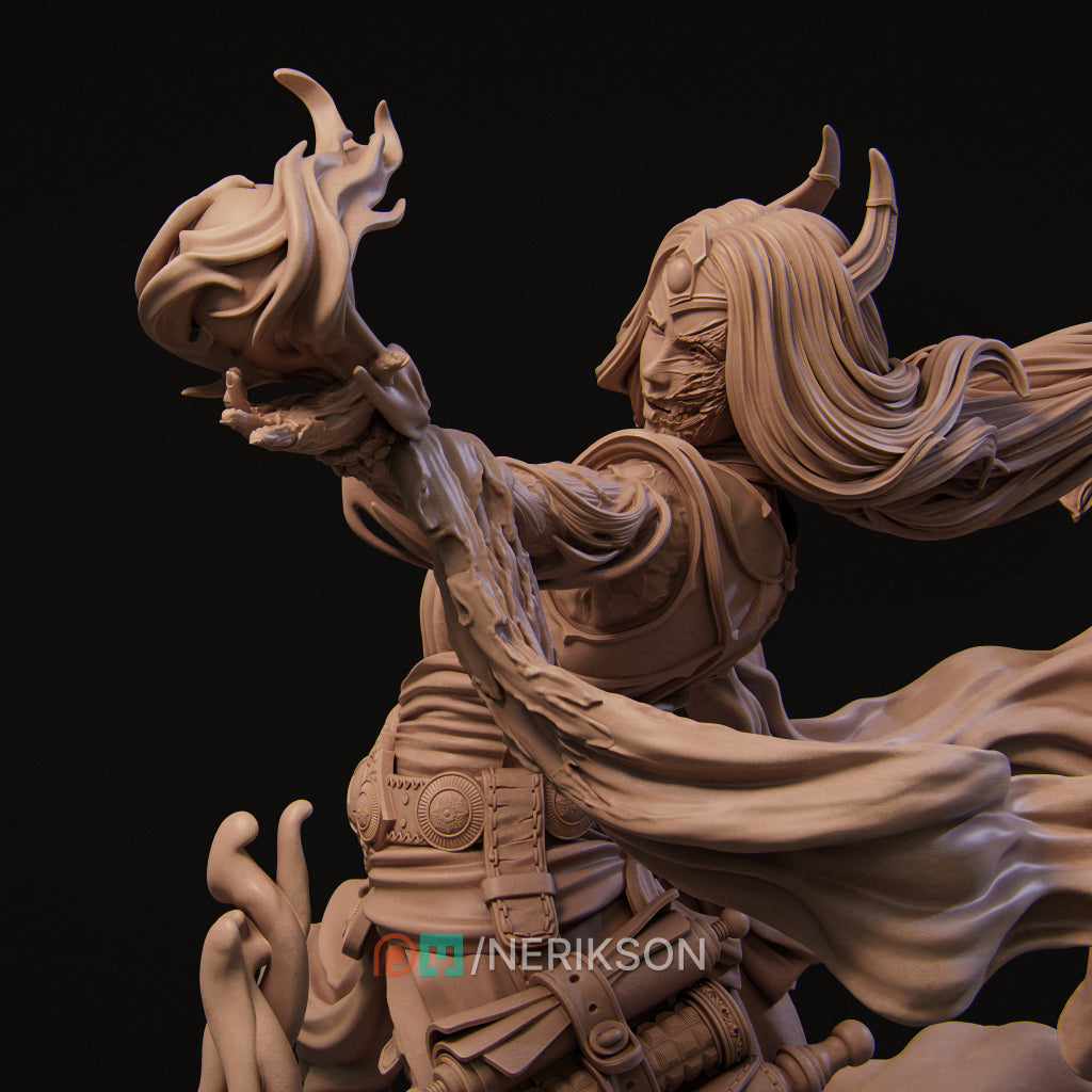 The Price of Magic | Garage Resin Kit Statue | D&D TTRPG Fantasy | Nerikson