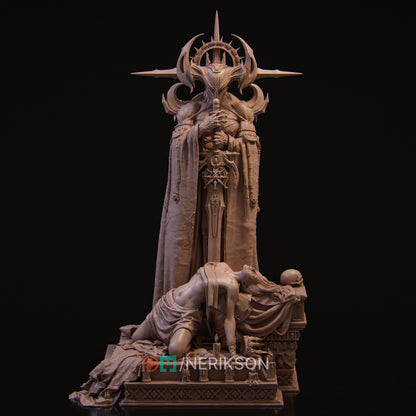 Dark Ending, Queen and Executioner | Garage Resin Kit Statue | D&D TTRPG Fantasy | Nerikson