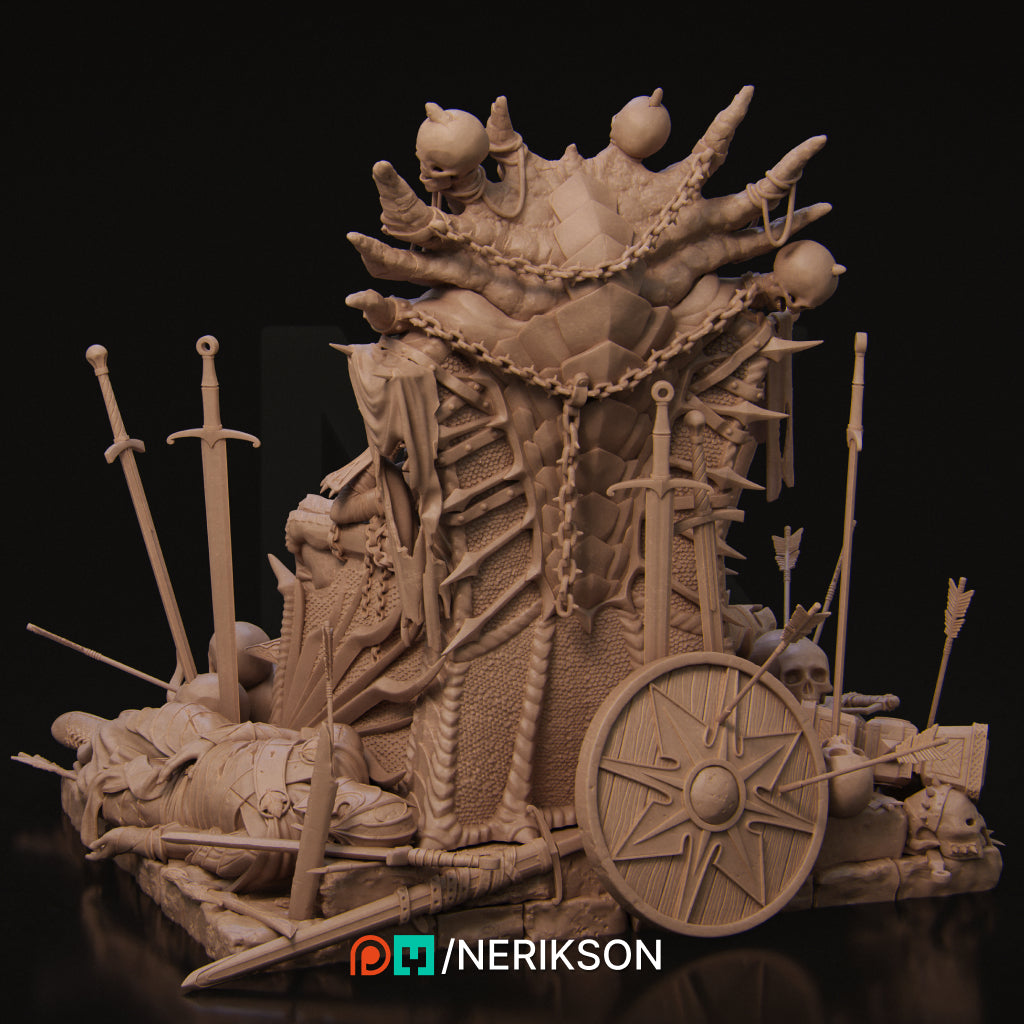 Aleehra the Dragon Knight | Garage Resin Kit Statue | D&D TTRPG Fantasy Miniature | Nerikson