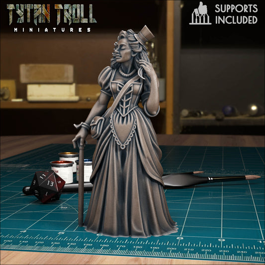 CoS Charlotte Kravtskova | D&D TTRPG Mini | TytanTroll Miniatures