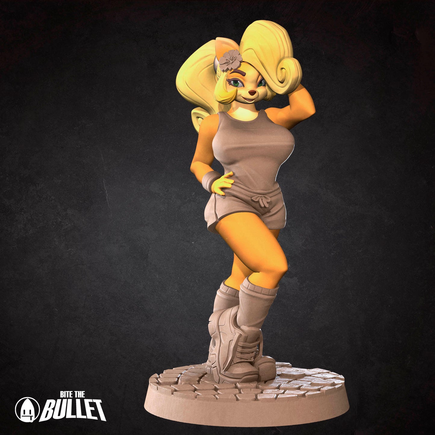 Exotic Untamed Bandicoot | Pinup SFW NSFW Versions | Tabletop Gaming Scale Resin Miniature | Bite the Bullet