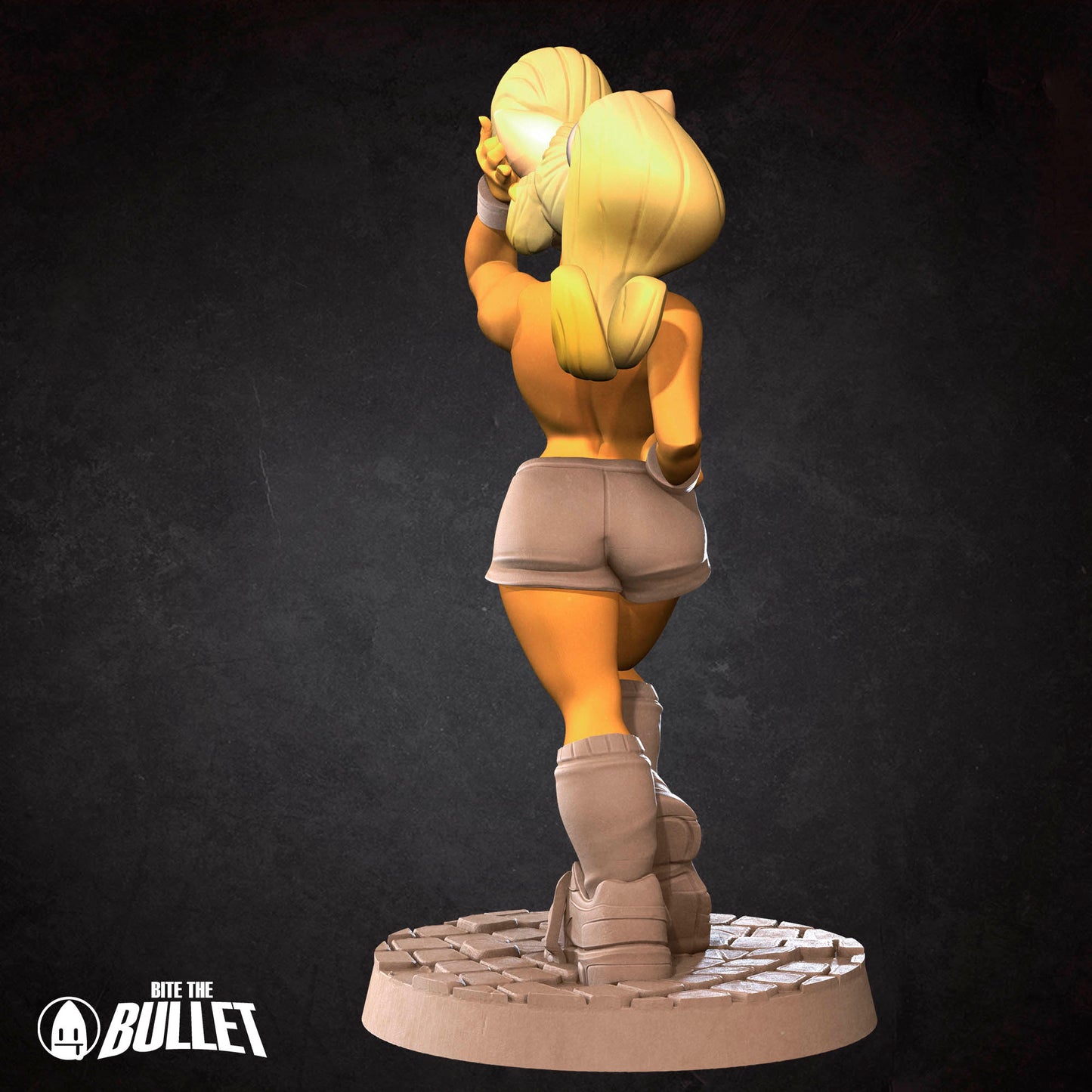 Exotic Untamed Bandicoot | Pinup SFW NSFW Versions | Tabletop Gaming Scale Resin Miniature | Bite the Bullet