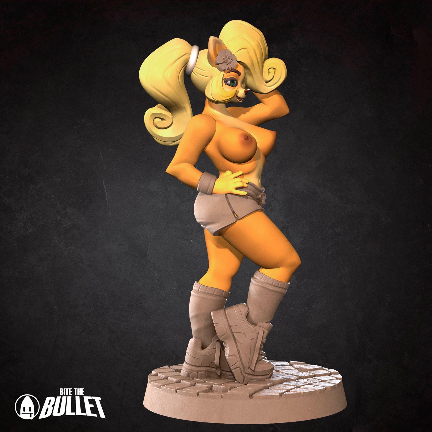 Exotic Untamed Bandicoot | Pinup SFW NSFW Versions | Tabletop Gaming Scale Resin Miniature | Bite the Bullet